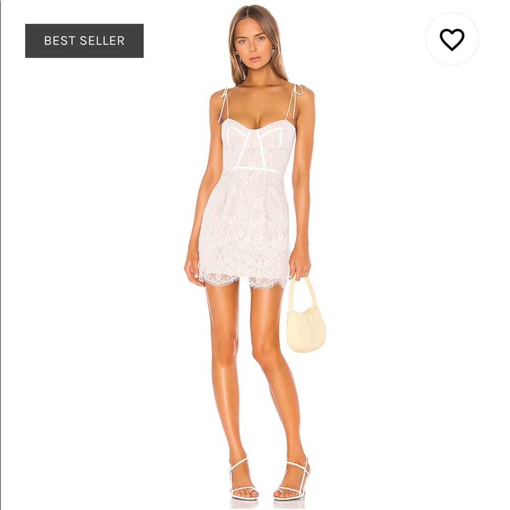 Superdown lace mini dress